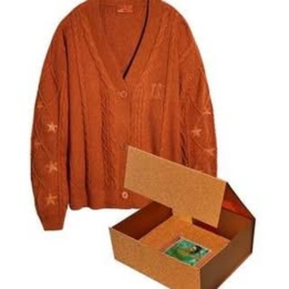Brand new, The Life of a Showgirl Cardigan Complete Box Set w/CD size YS/YM